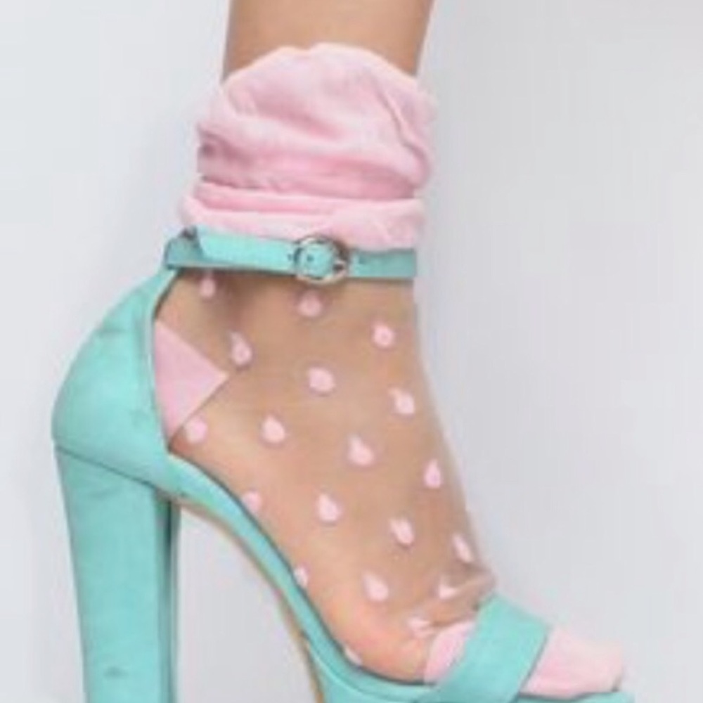 Late Spade ♠️ sheer Ankle Socks - Picture 4 of 8